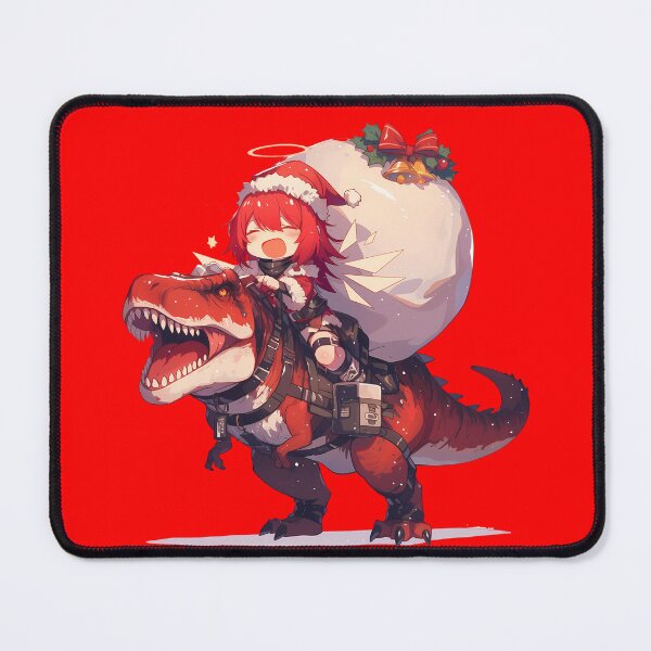 Item preview, Exusiai Flying Christmas Dino From Arknights Prelude To Dawn Game designed and sold by TorbenKuhano.