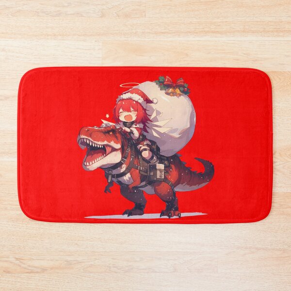 Item preview, Exusiai Flying Christmas Dino From Arknights Prelude To Dawn Game designed and sold by TorbenKuhano.