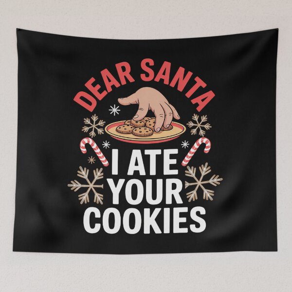 Item preview, Santa Cookies Christmas Xmas designed and sold by tearbytea.