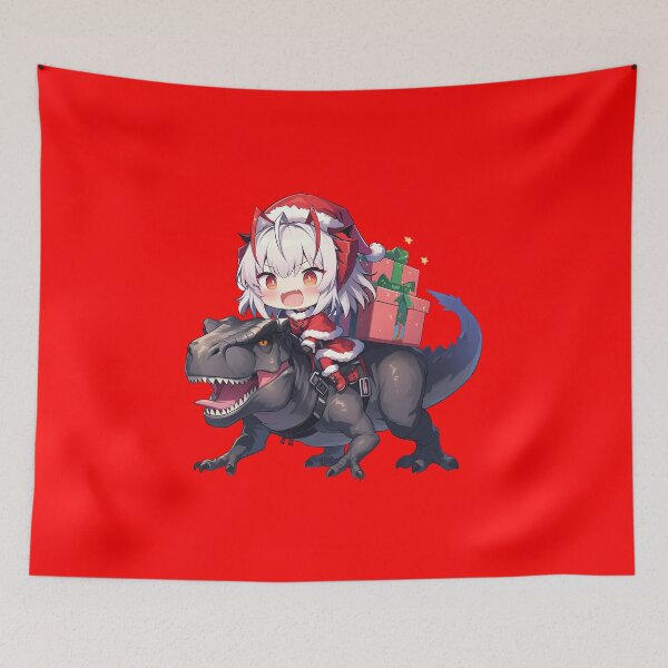 Item preview, W Christmas Dino Chaos From Arknights Prelude To Dawn Game designed and sold by TorbenKuhano.