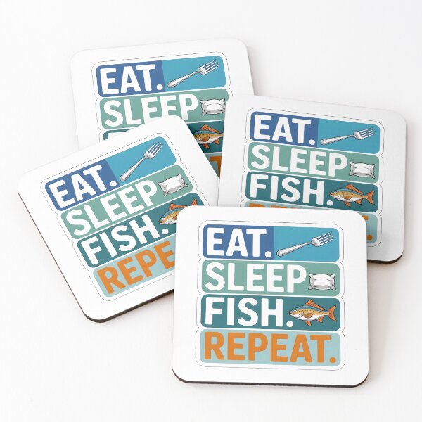 Item preview, Eat. Sleep. Fish. Repeat. designed and sold by SignumShop.