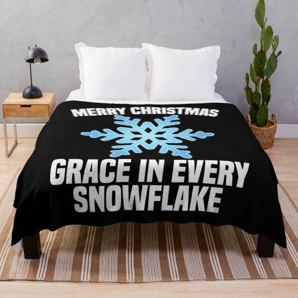 Item preview, MERRY CHRISTMAS - GRACE IN EVERY SNOWFLAKE designed and sold by KEF Custom.