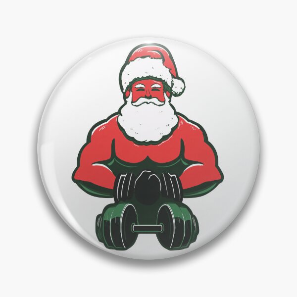 Item preview, Vintage Santa Bodybuilder designed and sold by SleekLineSketches.