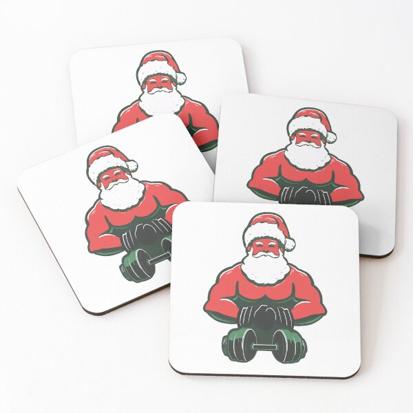 Item preview, Vintage Santa Bodybuilder designed and sold by SleekLineSketches.