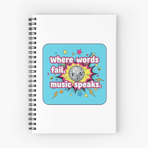 Item preview, Where words fail, music speaks designed and sold by Gnfree.
