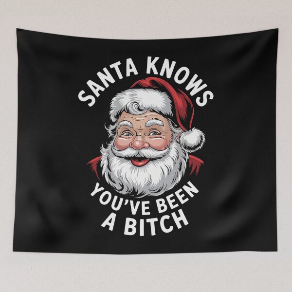 Item preview, Santa Sayings Joke Xmas Christmas designed and sold by tearbytea.