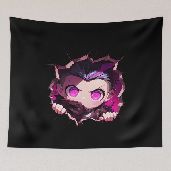 Item preview, Gundham Tanaka Peeking Chibi Danganronpa Anime Character designed and sold by TorbenKuhano.