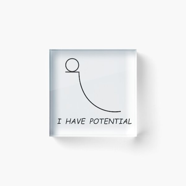 Item preview, I Have Potential – Funny Math & Physics Pun Shirt, Science / STEM Gift designed and sold by sciencefacts.