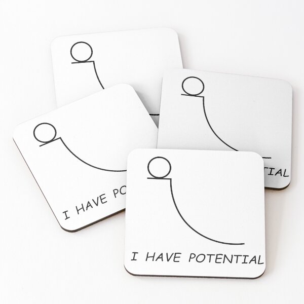 Item preview, I Have Potential – Funny Math & Physics Pun Shirt, Science / STEM Gift designed and sold by sciencefacts.