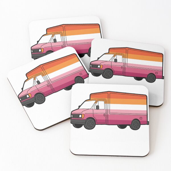Item preview, Funny Lesbian Pride Flag U-Haul Joke designed and sold by Sapphic-Charm.