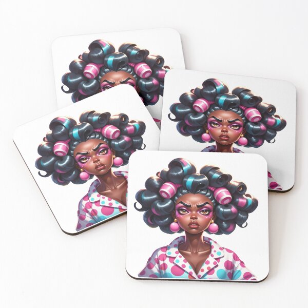Item preview, I’m Not Impressed – Funny Afro Expression designed and sold by Lulunza.