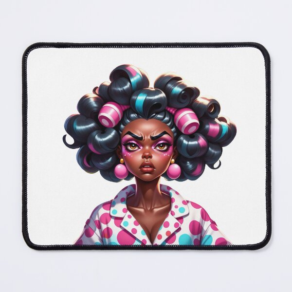 Item preview, I’m Not Impressed – Funny Afro Expression designed and sold by Lulunza.