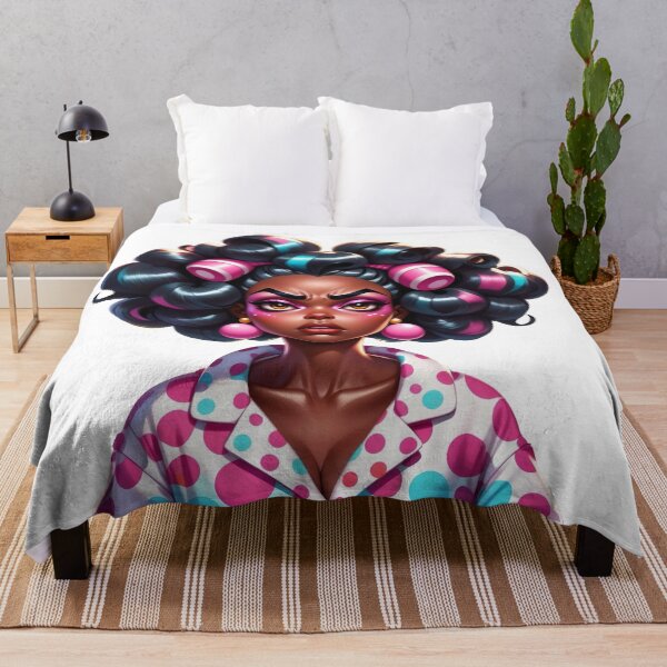 Item preview, I’m Not Impressed – Funny Afro Expression designed and sold by Lulunza.