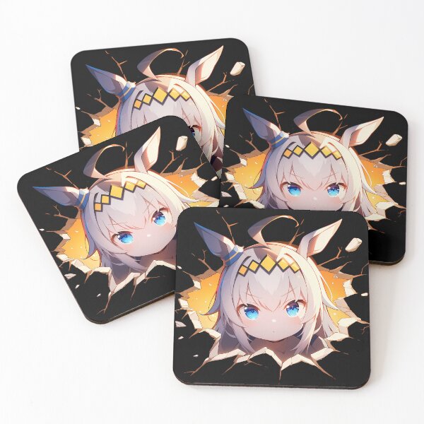 Item preview, Oguri Cap Uma Musume Pretty Derby Chibi Peeking Anime designed and sold by TorbenKuhano.