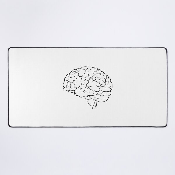 Item preview, Brain Sketch – Anatomy & Biology Poster, Educational Science Art, Genius Gift designed and sold by sciencefacts.