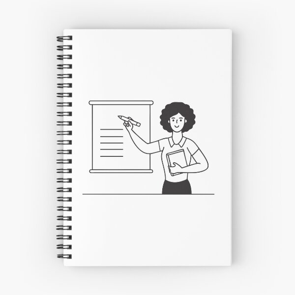 Item preview, A teacher writing on a whiteboard while hold book designed and sold by rasagamastore.