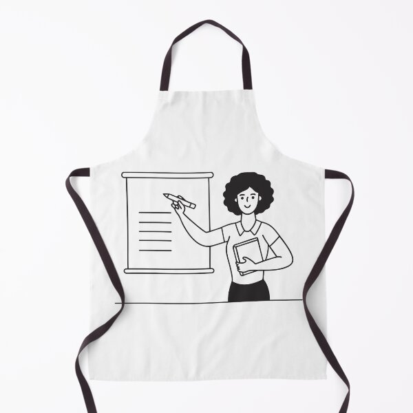 Item preview, A teacher writing on a whiteboard while hold book designed and sold by rasagamastore.