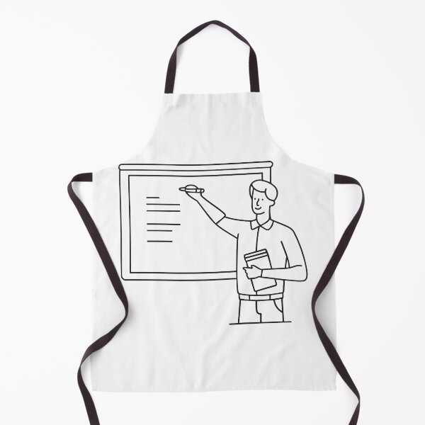 Item preview, A teacher writing on a whiteboard with marker while hold book designed and sold by rasagamastore.