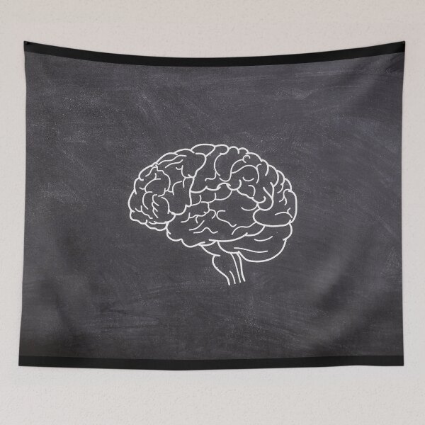 Item preview, Brain Sketch – Anatomy & Biology Poster, Educational Science Art, Genius Gift designed and sold by sciencefacts.