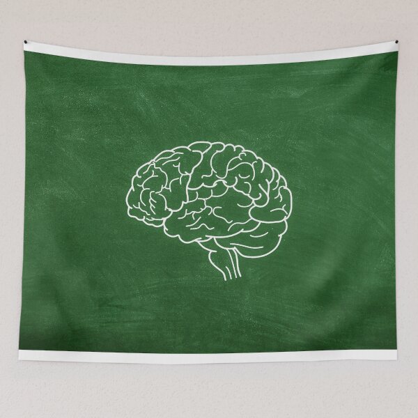 Item preview, Brain Sketch – Anatomy & Biology Poster, Educational Science Art, Genius Gift designed and sold by sciencefacts.