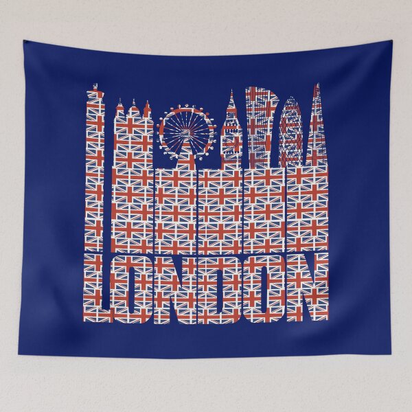 Item preview, London Skyline - Union Jack designed and sold by KateVanFloofno1.