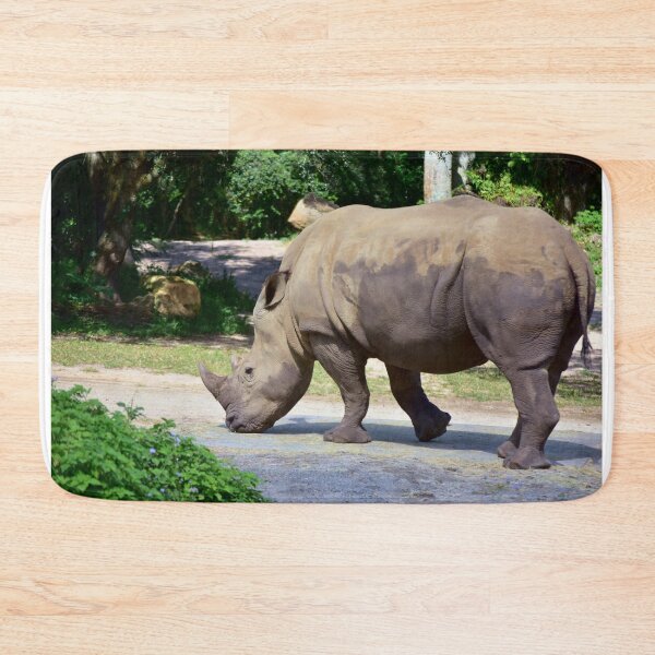 Item preview, Solitary Rhinoceros Strolling designed and sold by MercerImages.