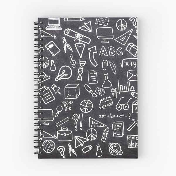 Item preview, School Doodle Seamless Pattern – Blackboard / Educational Design for Classroom, Fabric & Wallpaper designed and sold by sciencefacts.