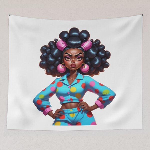 Item preview, One Eyebrow Away – Black Girl Not Having It designed and sold by Lulunza.