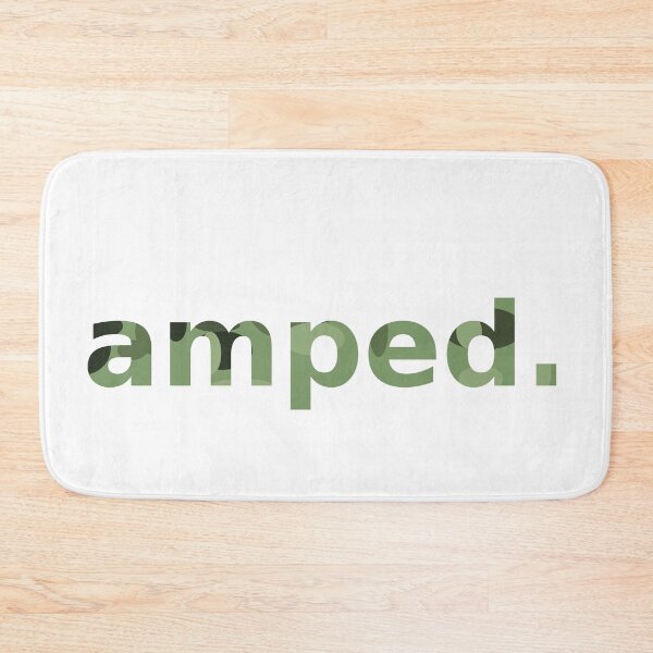 Item preview, amped. Camo Fill — Urban Street Style Text designed and sold by BadaBingBear.