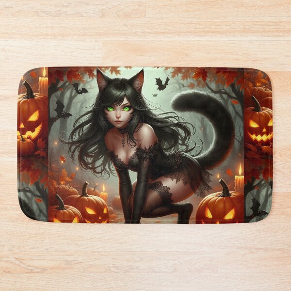 Item preview, Seductive Catgirl – Halloween Fantasy Charm designed and sold by AmetistLight.