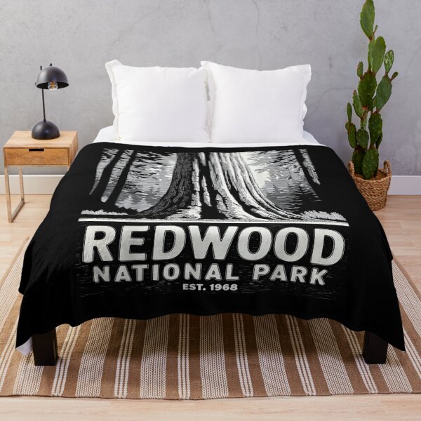 Item preview, Redwood National Park Vintage Camping Hiking Men Women designed and sold by ElaineOSantamar.
