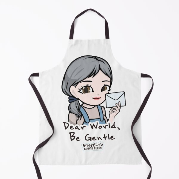 Item preview, Peaceful Kawaii "Dear World, Be Gentle" Design – Soft Girl Mindfulness Art & Kindness Message designed and sold by P-L-Sardines.
