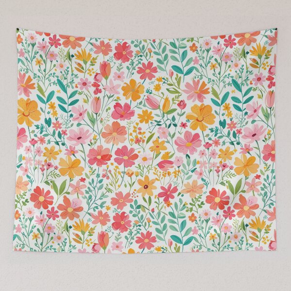 Item preview, Colorful Simple Flowers designed and sold by CoolPixels.