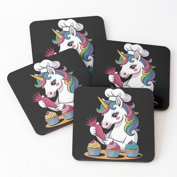 Item preview, Unicorn Cupcake Funny Baking Cake Rainbow designed and sold by waazwee6.
