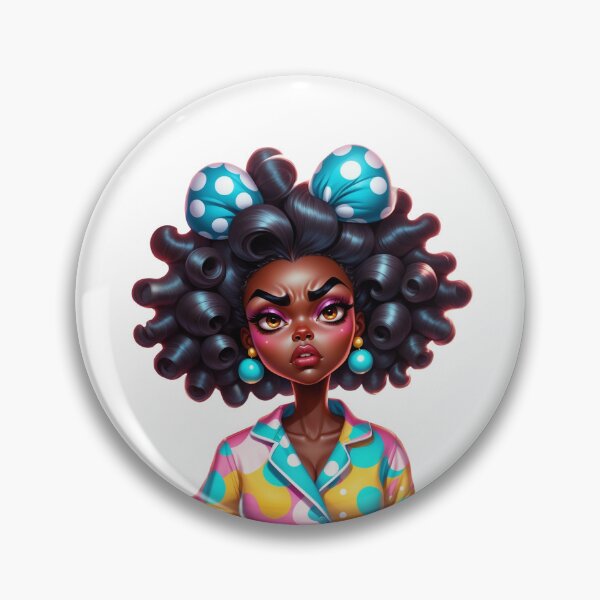 Item preview, Try Me and See – Moody Afro Queen Energy designed and sold by Lulunza.