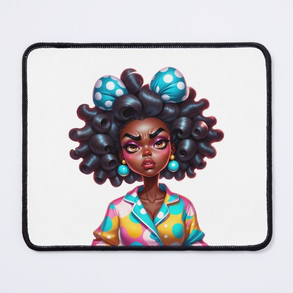 Item preview, Try Me and See – Moody Afro Queen Energy designed and sold by Lulunza.