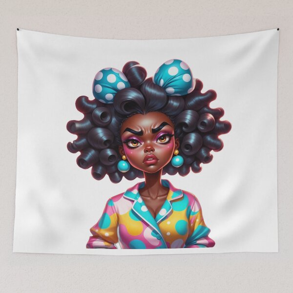 Item preview, Try Me and See – Moody Afro Queen Energy designed and sold by Lulunza.