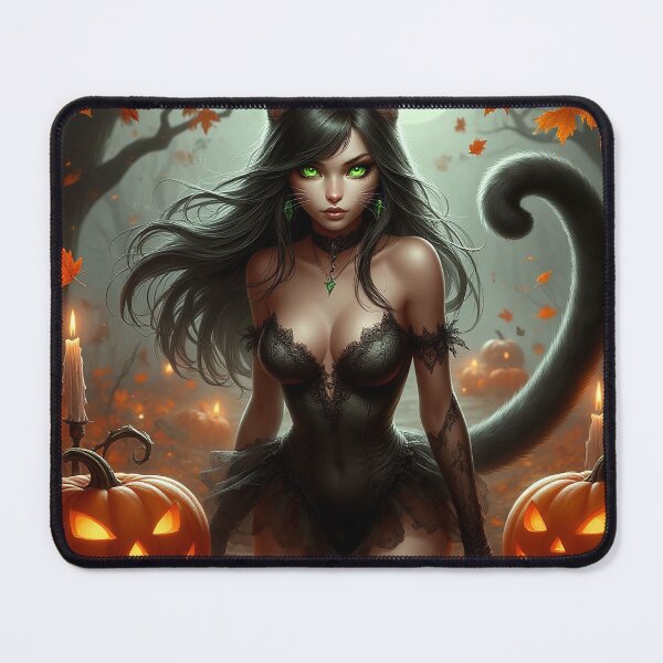 Item preview, Halloween Catgirl – Enchanted Night Beauty designed and sold by AmetistLight.