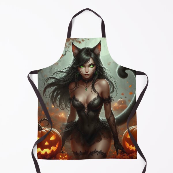 Item preview, Halloween Catgirl – Enchanted Night Beauty designed and sold by AmetistLight.