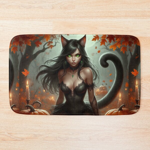 Item preview, Halloween Catgirl – Enchanted Night Beauty designed and sold by AmetistLight.