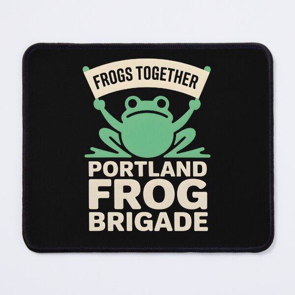 Item preview, Portland Frog Brigade - This design is for everyone who believes in unity, creative resistance, and the power of peaceful protest. designed and sold by ZyziowskyArt.