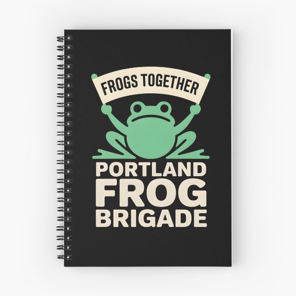 Item preview, Portland Frog Brigade - This design is for everyone who believes in unity, creative resistance, and the power of peaceful protest. designed and sold by ZyziowskyArt.