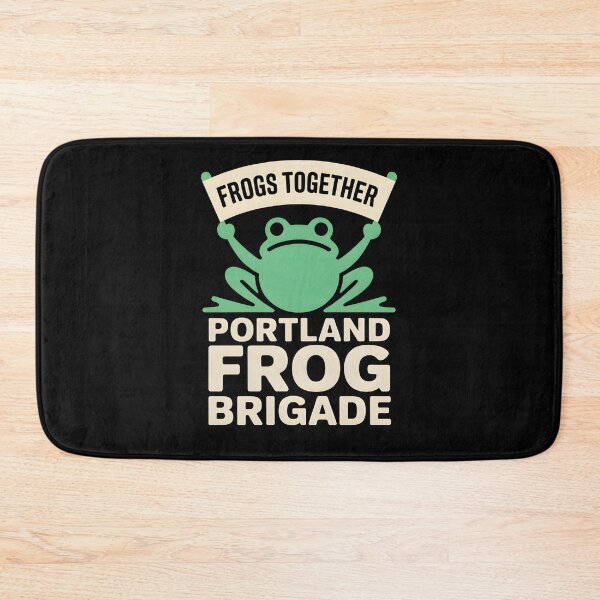 Item preview, Portland Frog Brigade - This design is for everyone who believes in unity, creative resistance, and the power of peaceful protest. designed and sold by ZyziowskyArt.