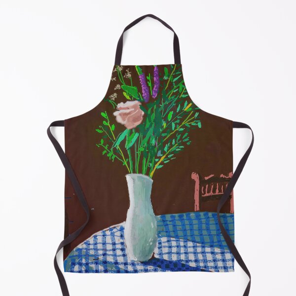 Item preview, 4th February 2021, Flowers In White Vase With Chair By David Hockney designed and sold by ALIONAMER.