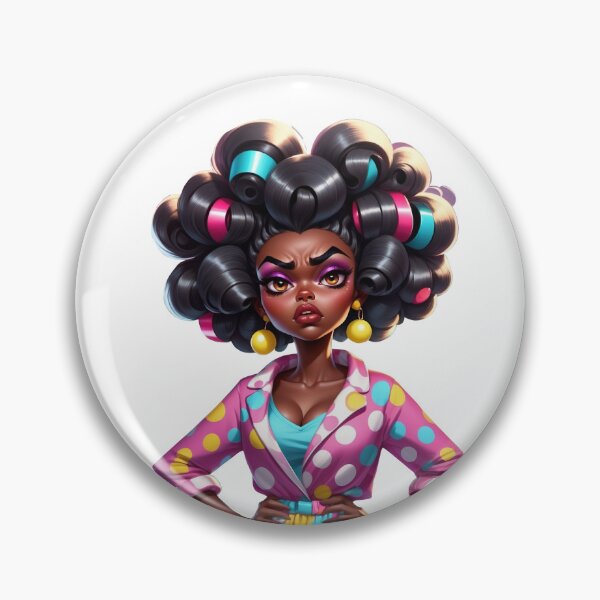 Item preview, Try Me and See – Moody Afro Queen Energy designed and sold by Lulunza.