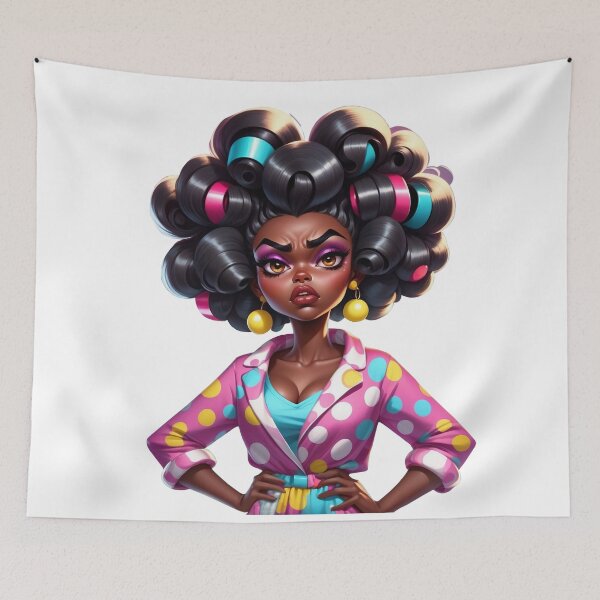 Item preview, Try Me and See – Moody Afro Queen Energy designed and sold by Lulunza.