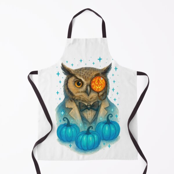 Item preview, Owl Doctor Halloween Glow Art Print | Whimsical Neon Medical Decor designed and sold by ClinicalHubs.