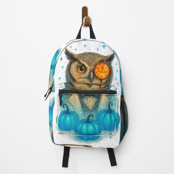 Item preview, Owl Doctor Halloween Glow Art Print | Whimsical Neon Medical Decor designed and sold by ClinicalHubs.