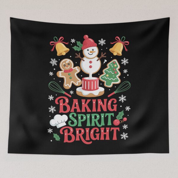 Item preview, Baking Donut Christmas Tree Xmas Cookie designed and sold by LunaCrazeArt.