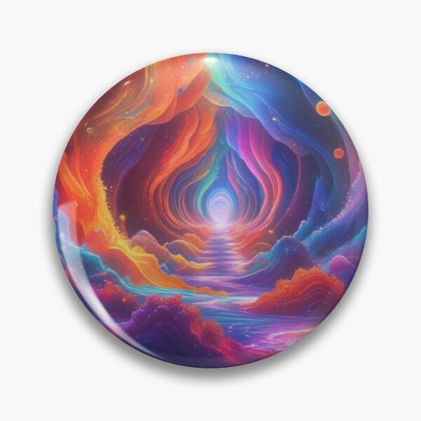 Item preview, abstract fantasy world colorful background wallpaper designed and sold by evanurozi.